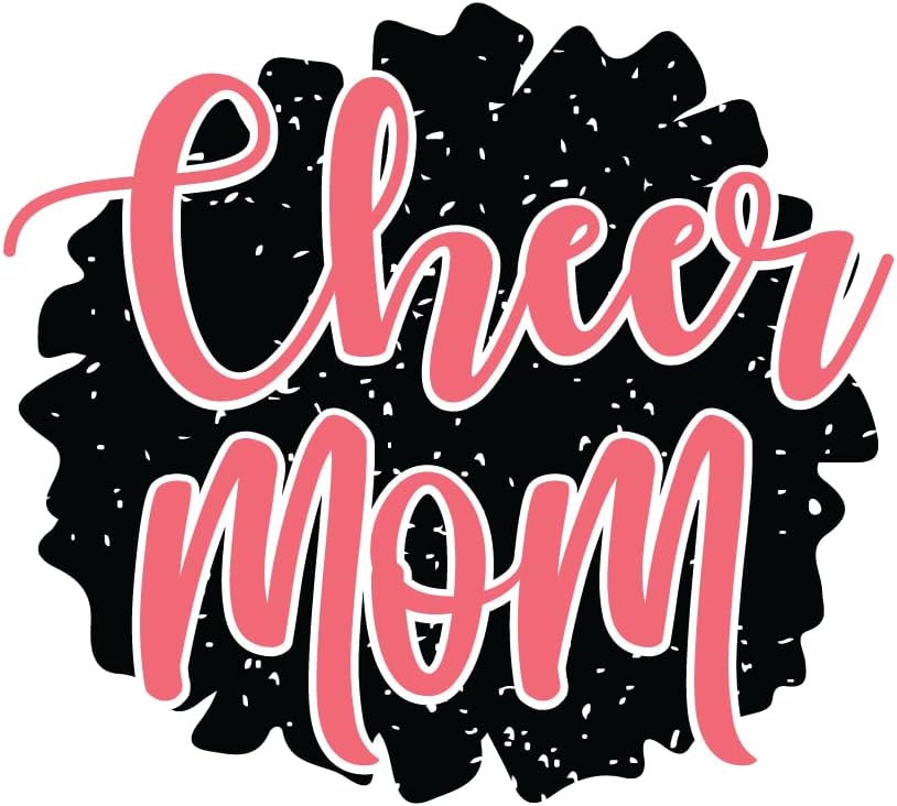 Miniatura 2 de Cheer Mom | Pom Pom | Gran idea de regalo | Individual | Imán de 5 pulgadas | Hecho en los Estados Unidos | Caja de herramientas para automóvil