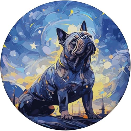 Miniatura 3 de American Bully Starry Night For Dog Mom Dog Dad PopSockets Swappable PopGrip