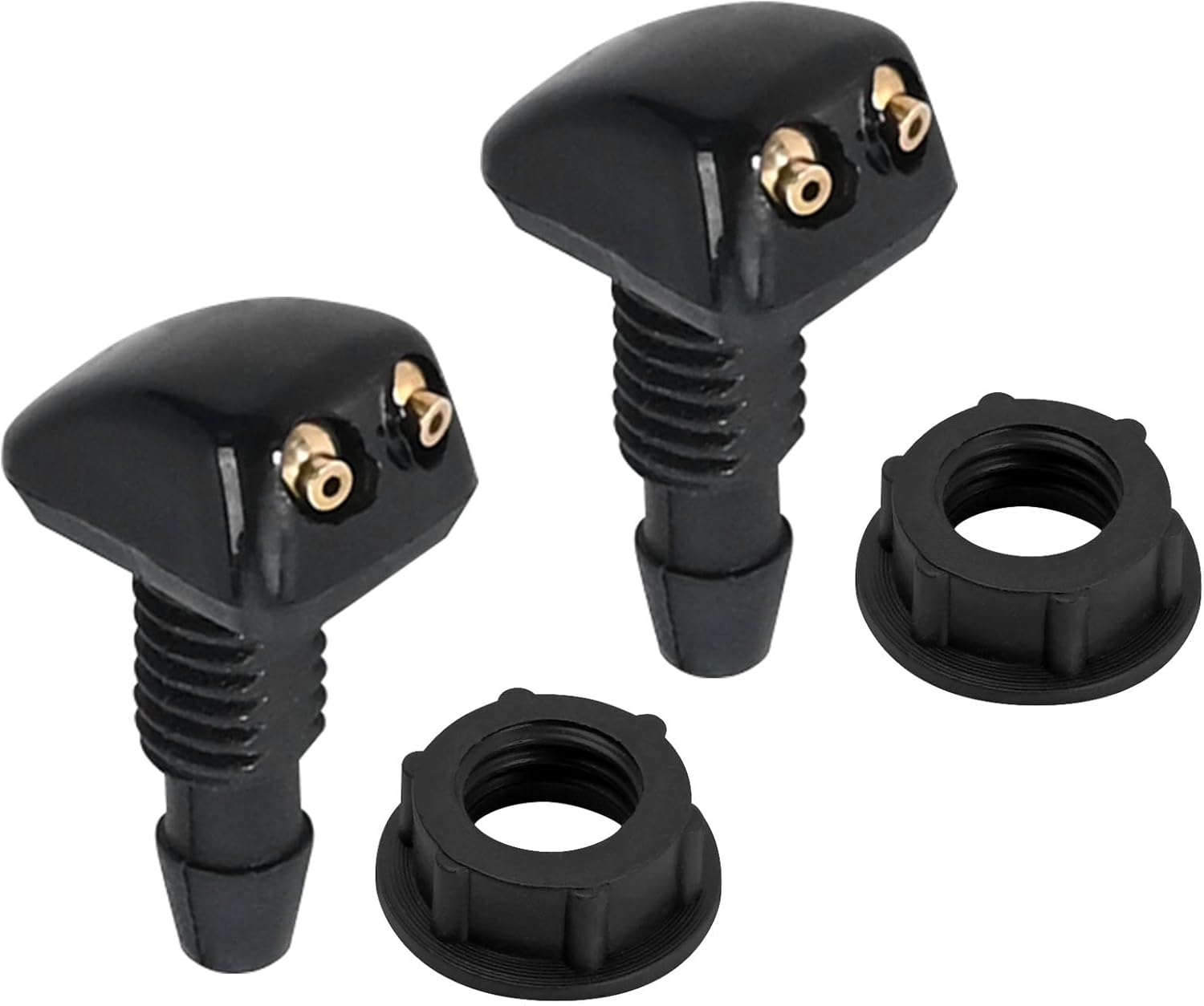 2Pcs Universal Car Front Windshield Washer Nozzles, Windshield Window