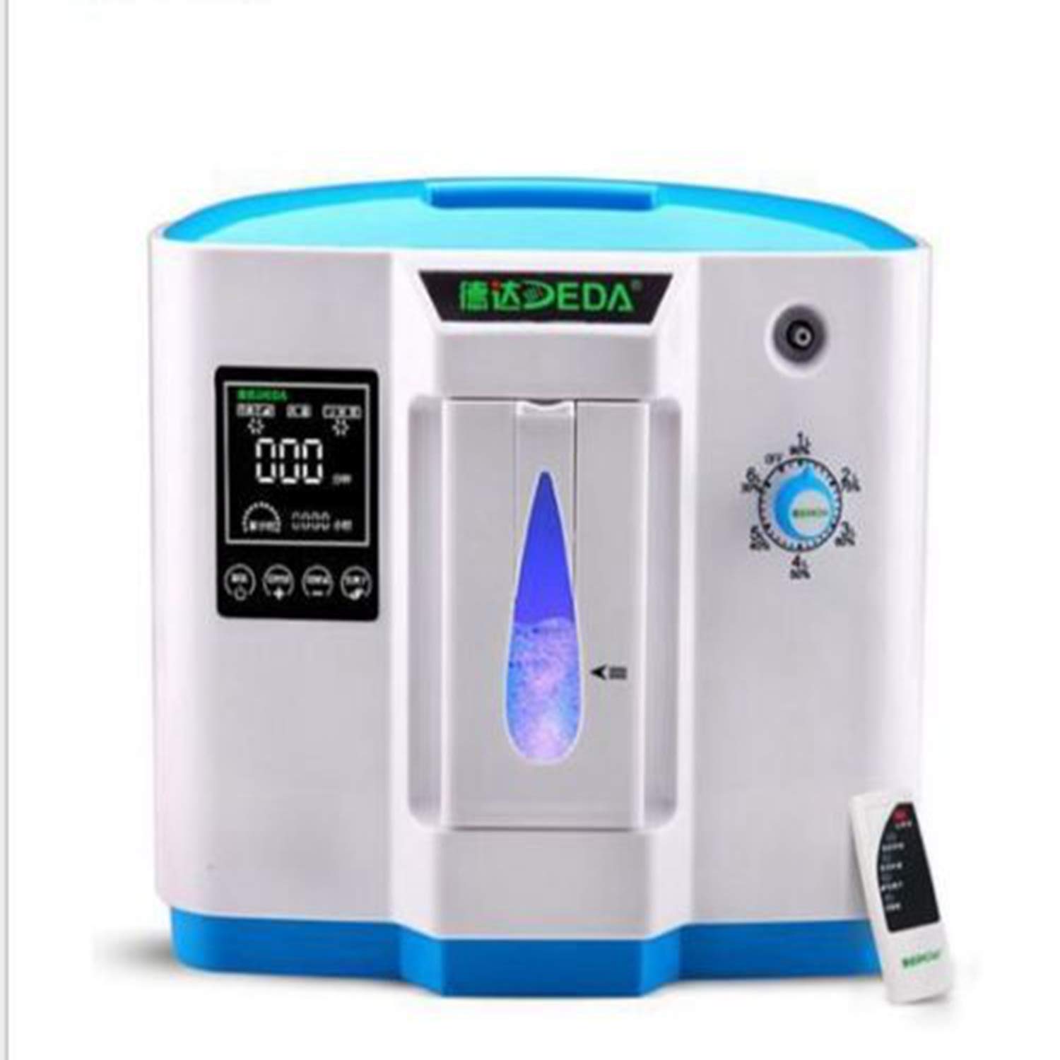 Concentratore di ossigeno portatile 93% elevata purezza 1-6L / min, Silenzioso Macchina dell'ossigeno con Tocca Controllo per Viaggi Auto e Uso Domestico, perfetta per l'ossigenoterapia
