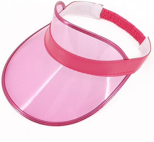 Miniatura 24 de Surkat Viseras solares transparentes de plástico con protección UV, sombrero para la cabeza, sombrero para golf, tenis, playa, ciclismo 1 paquete