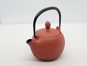 Amazon｜岩鋳 Iwachu 急須 マロン 艶消赤茶 0.3L 内面ホーロー 南部