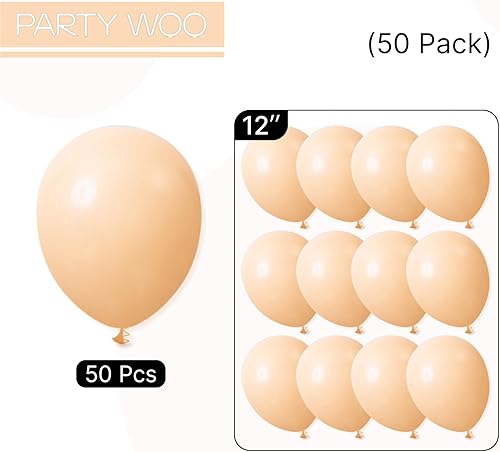 Vista 91 de PartyWoo Globos dorados metálicos, 50 globos metálicos dorados de 12 pulgadas, globos dorados para guirnalda de globos o arco de globos como