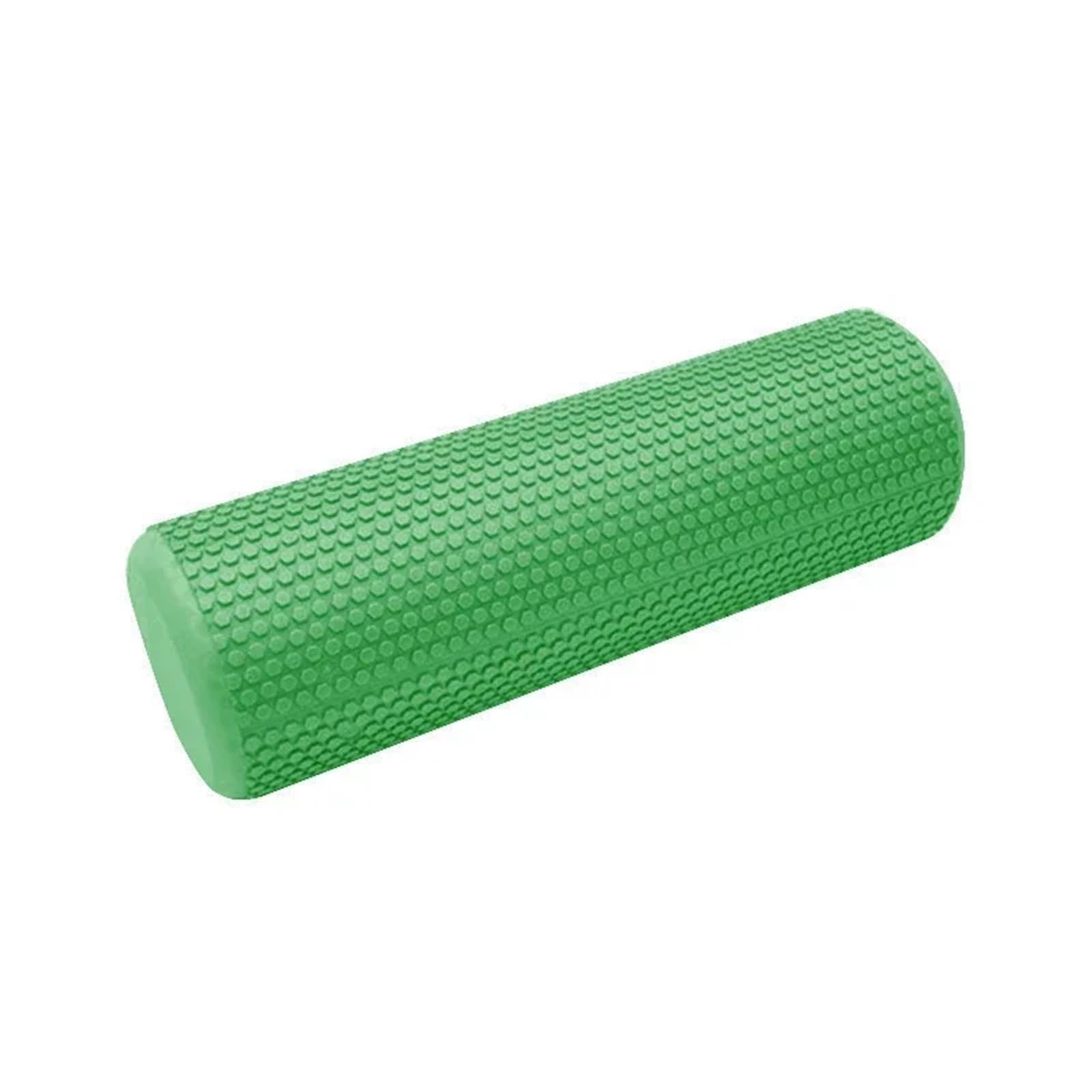 łóżko do jogi 30/45/60 cm jogi wałek Roller o wysokiej gęstości Wałek mięśniowy narzędzie do samodzielnego masażu na siłownię Pilates Yoga Fitness deska do ćwiczeń(15x30CM Green)