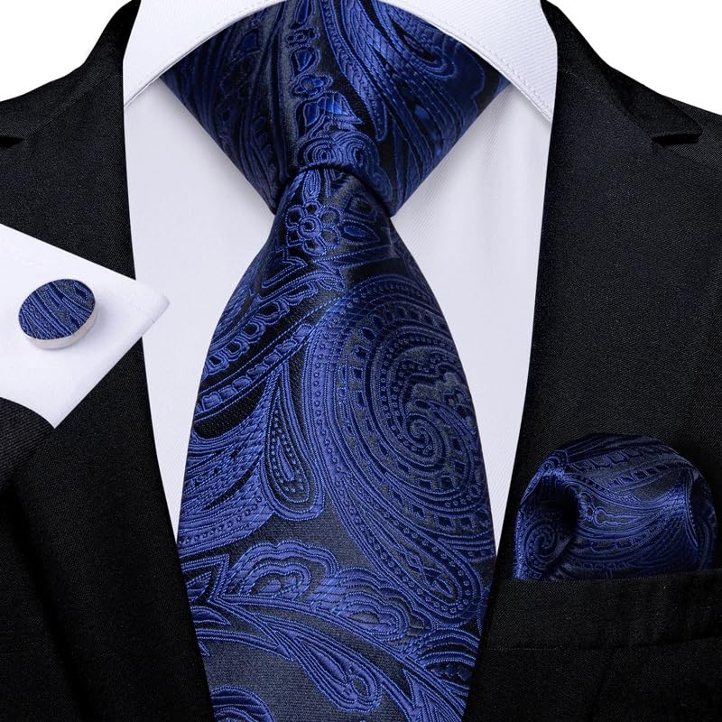 Set de corbata de seda para hombre miniatura 2