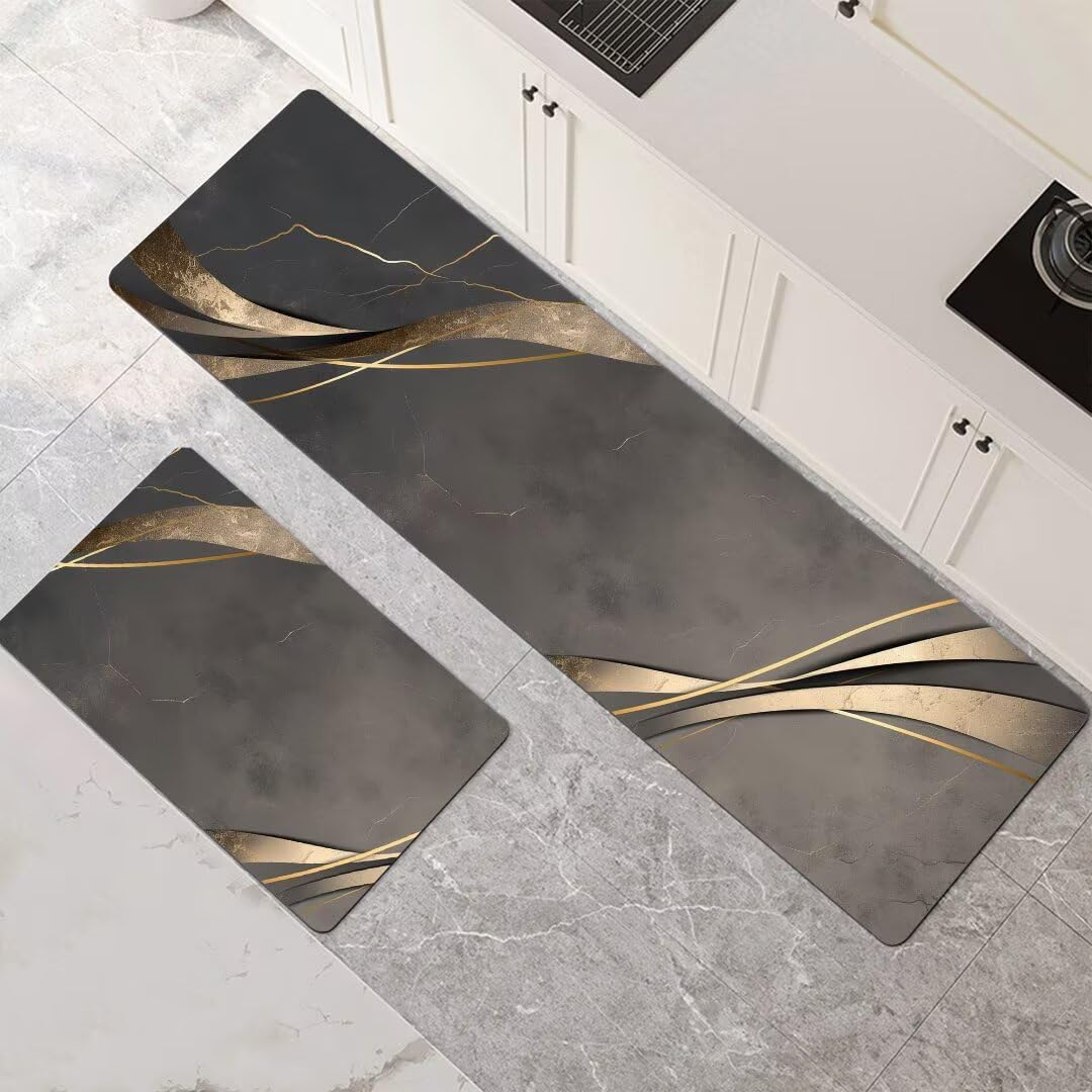 Alfombras de cocina lavables ideales para proteger el suelo en pasillos y lavanderías