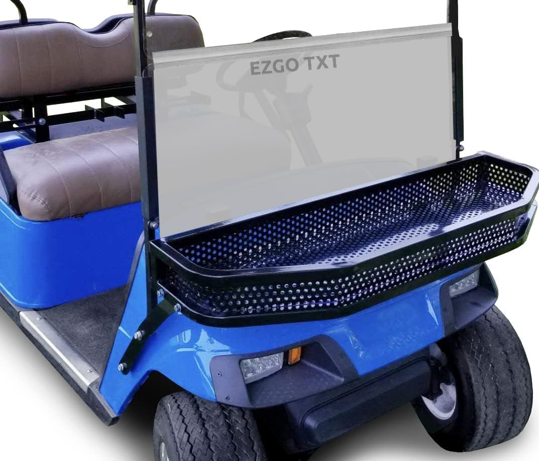 Huskey Parts Company Heavy Duty Front Clay Basket Outer Cargo Utility Basket Compatible with EZGO TXT/RXV/VALOR/S4/LIBERTY; Club Car DS/Precedent/Onward/Tempo; /Yamaha G22-G29 Golf Cart (Selective)
