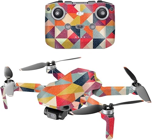 MightySkins Glitter brillante compatible con DJI Mini 2 Dron portátil - Brillante y feliz  Acabado de purpurina protector, duradero de alto brillo