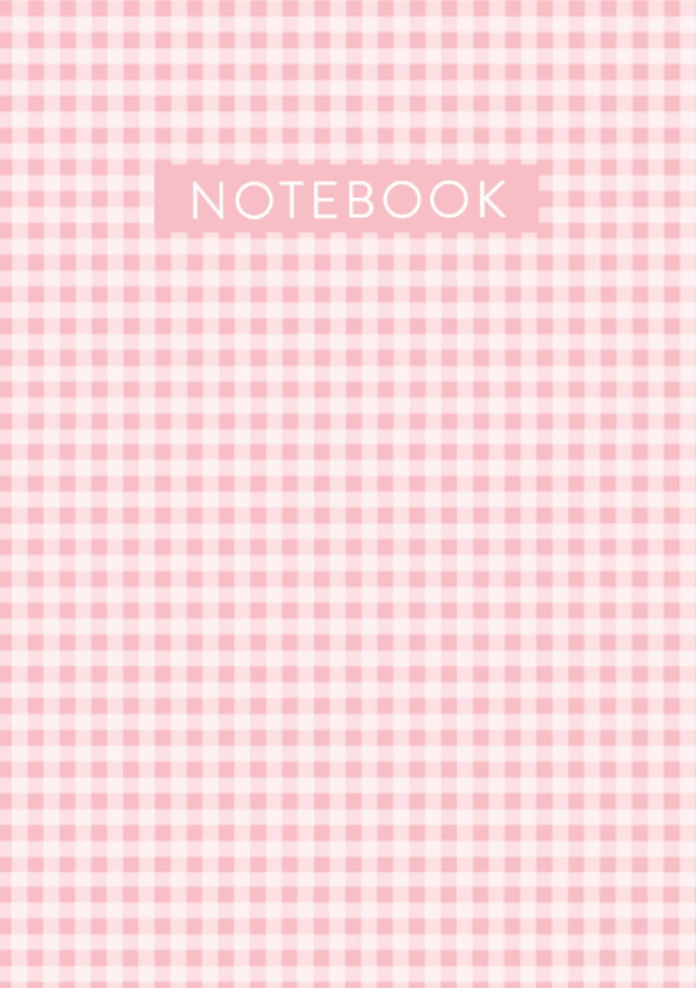 Pink & White Gingham, Designer Notebook, A5, Plain, 150 Pages, 90GSM, White Pages, Blank: Sketch, Draw & Illustrate Your Life in True Designer Style