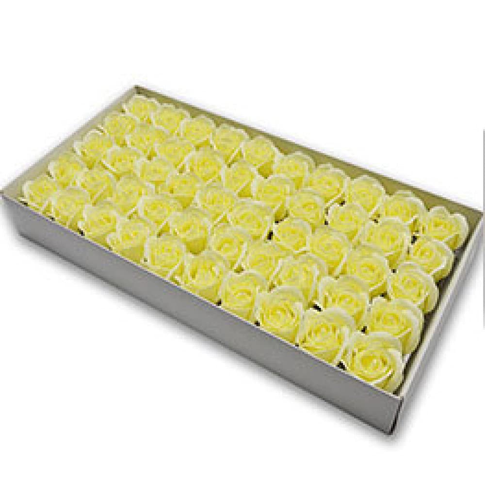 50 pcs Diamètre 4.5cm Savon Rose Tête Beauté De Mariage Cadeau Saint Valentin Bouquet De Mariage Décoration De La Maison Fleur À La Main, 024