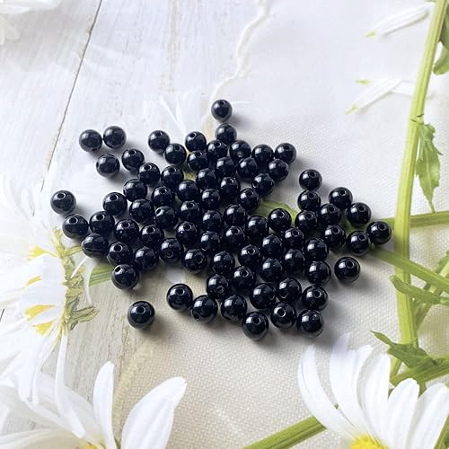 Miniatura 3 de LIMAOLLY 300 cuentas redondas de acrílico pastel color caramelo cuentas espaciadoras de plástico para bricolaje collares, pulseras, aretes,