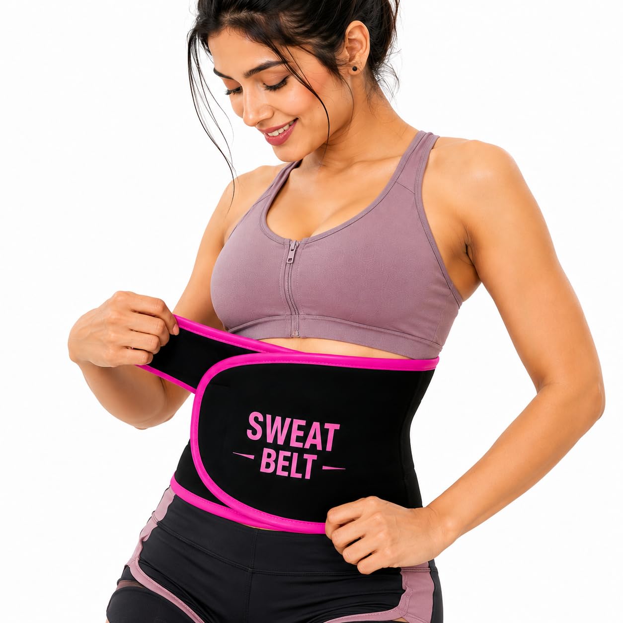 Sweat Belt Black | Waist Trimmer-image-18