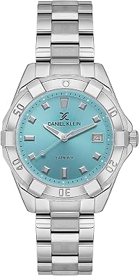 Daniel Klein, Watch for Women, Silver Watch for Women - Stylish Watches for Women, Watch for Ladies, Analog Display Wrist Watch