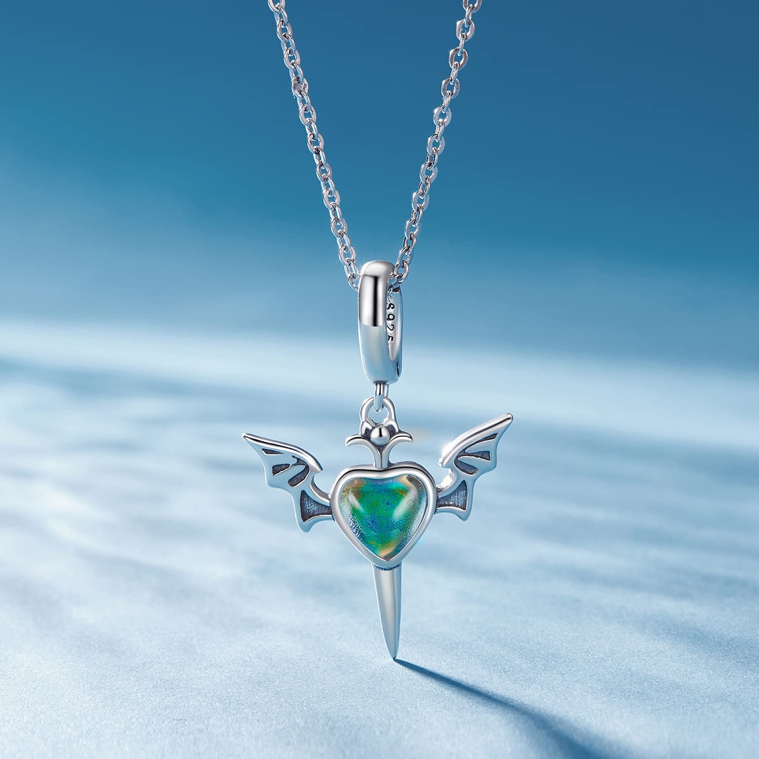 LYGBAOFUL Ciondolo con Ciondolo in Smalto Gatto Luna Stella Luna Celeste Sole Perline Ciondolo per Orecchini Collana Braccialetto