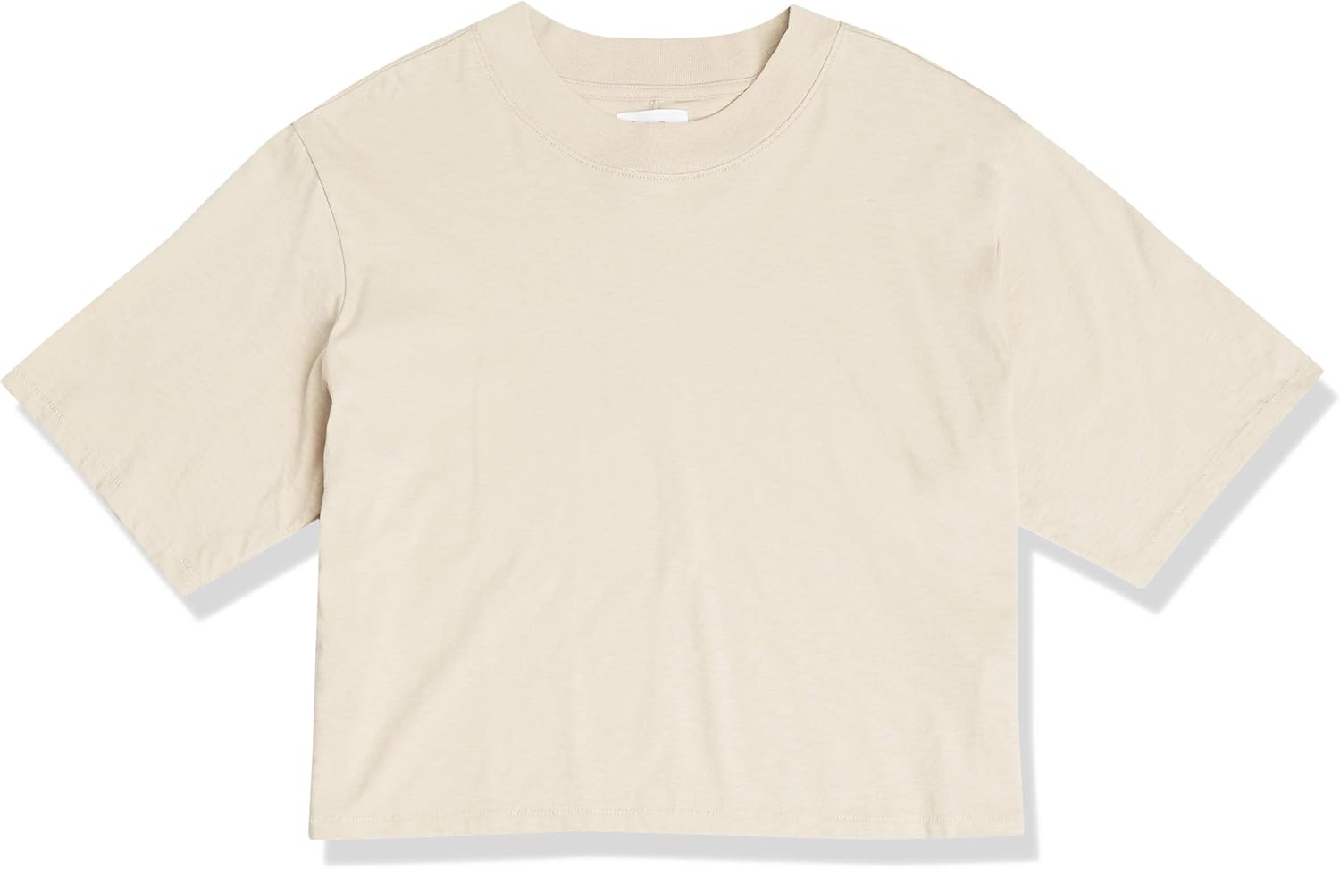 The Drop Womens Sydney Short-Sleeve Cropped Crew Neck T-Shirt - Image 6