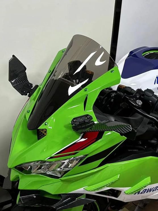 Motorcycle Rearview Mirror, Wing Style, Aerodynamic, for Kawasaki Ninja 250/300/400 & ZX Series