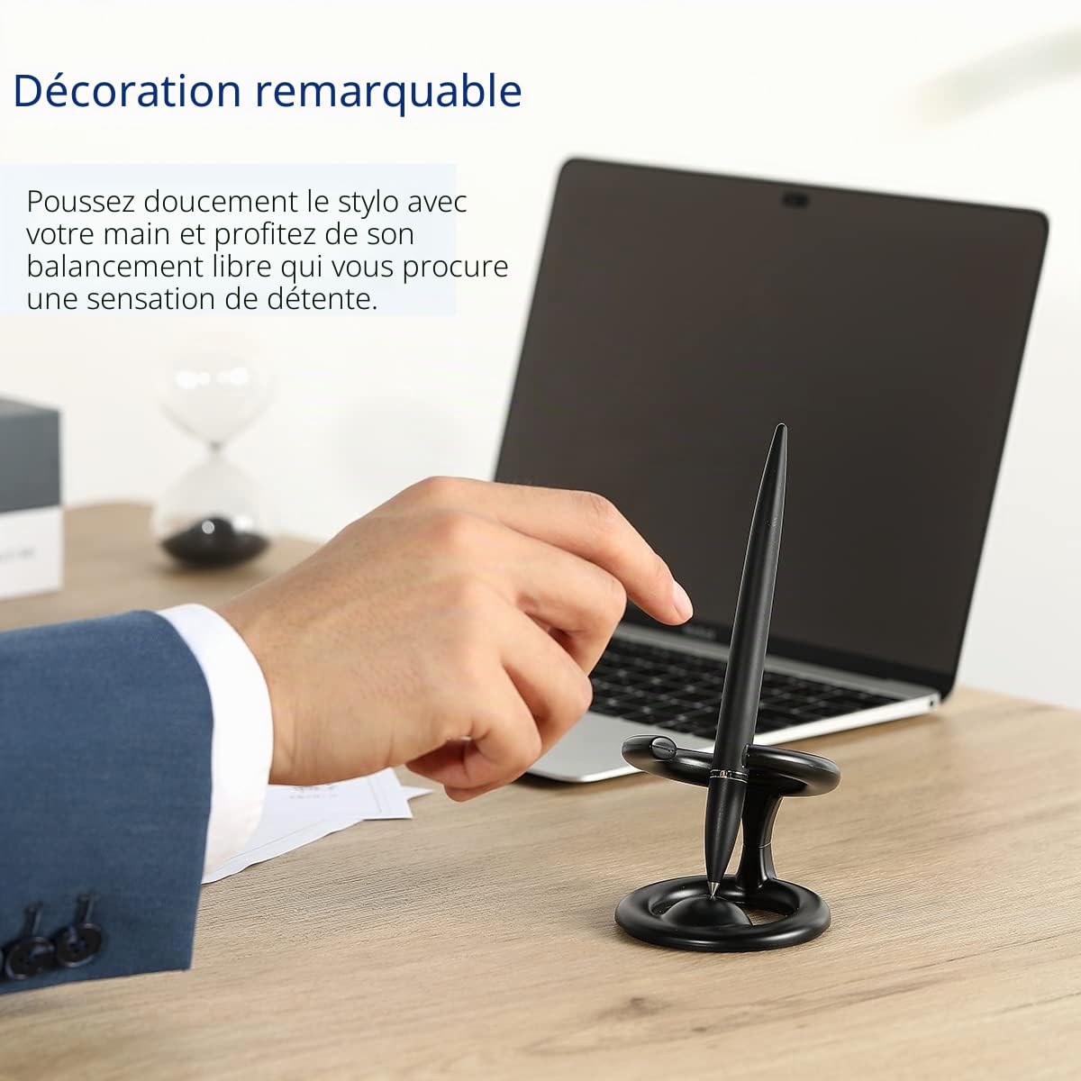 Stylo à bille en lévitation magnétique, stylo flottant de luxe futuriste, stylo exécutif qui défie la gravité, cadeau unique pour homme et femme, décoration de bureau, gadgets technologiques