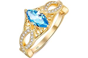 Elegant Mystic Topaz Marquise Cut Ring: A Shimmering Gemstone of Mystique