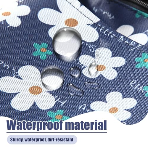 Robuste, wasserdichte Einkaufstrolley-Tasche auf Rädern – leichte Einkaufswagentasche für einfache Lagerung, perfekt für Supermärkte und Gemüse und praktisch – Bild 4