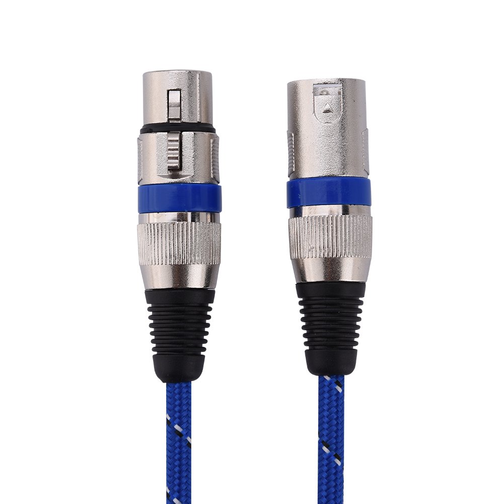 Zerone Cables XLR macho a hembra, micro Cable mini XLR Cable de audio de 3 pines Cable XLR balanceado/parche de micr¨®fono para amplificadores Micr¨®fonos Mezclador[20m]