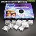 24PCS IPX7 Waterproof Led Lighting Flashing Multi-Color Liquid Sensor Ice Cube Lights for Bar Club Drinking Party Wine Wedding Decoration