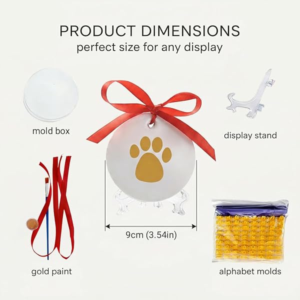 Kit Impronta Cane e Gatto, 2 pezzi, Set Impronte Bimbi, Bambino Hand Foot Inkpad Argilla Morbida, Kit Impronte Neonato, Ideale per Regalo di Battesimo, Timbro per Zampa Cane non Tossici Sicuri - 2