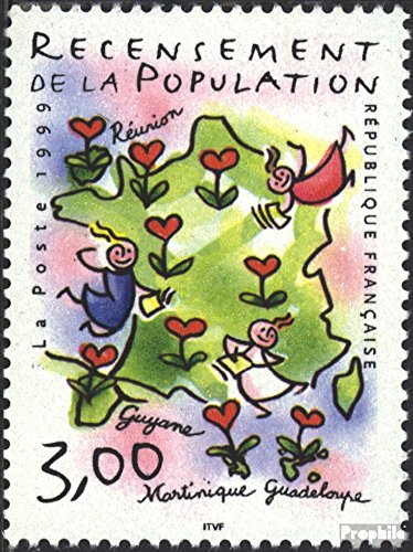 Timbre de France n° 2202a + 2202 - Recensement de la population