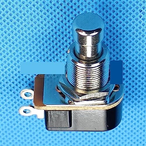 Interrupteur au pied SPST OFF/ON momentané Soft Touch pour pédale d'effets - Lot de 2