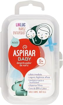 Aspirador Nasal Likluc AspirarBaby com Estojo - Azul