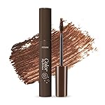 ETUDE Color My Brows Big Size, Brow Mascara, 3D Natural Coloring, Beeswax & Carnauba Wax, Moisturizing Brow Care, Eyebrow tint, Soft Gel Texture, Korean Makeup, Beauty, Rich Brown (0.304 Fl Oz)
