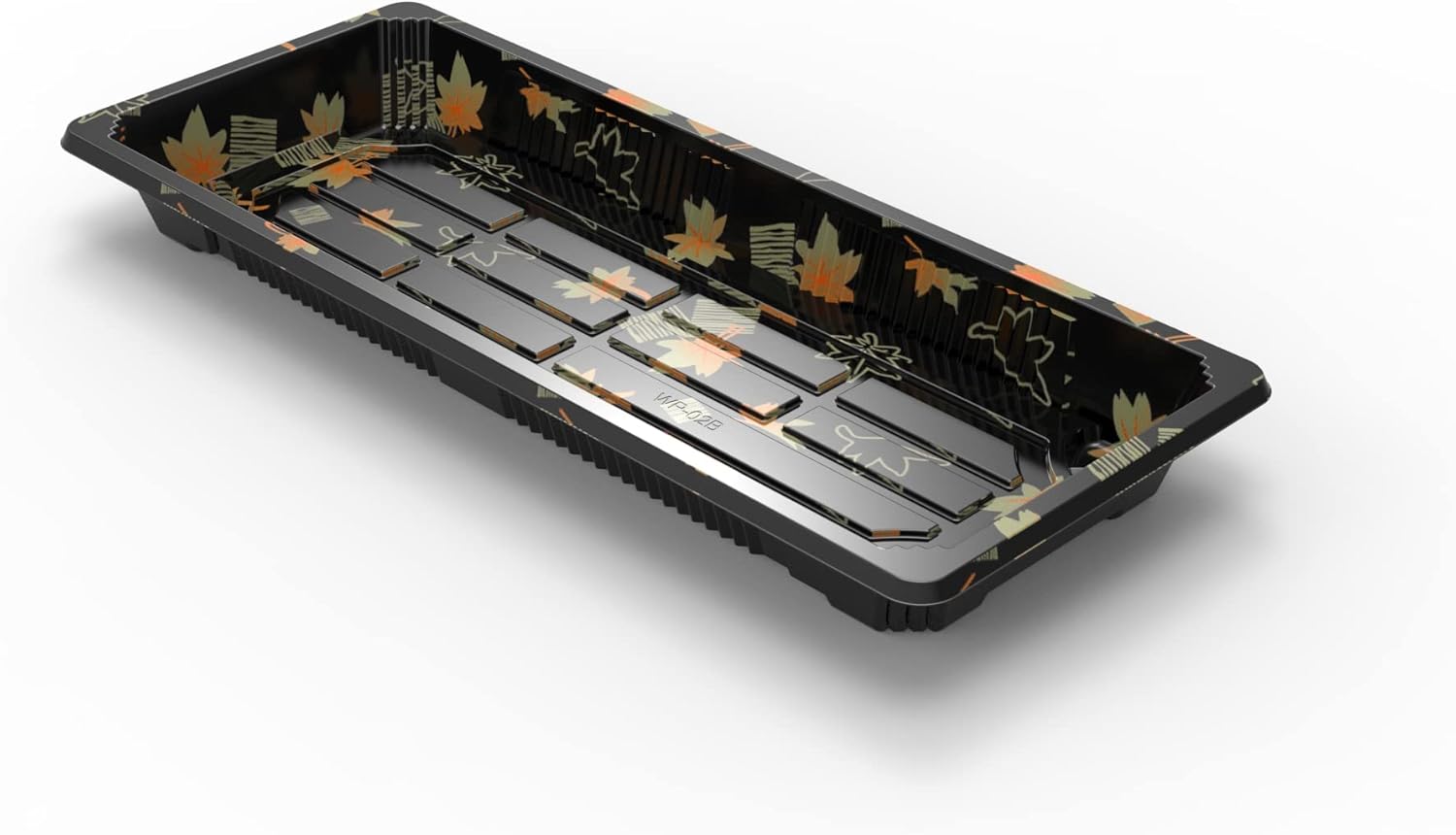 Bandeja de Sushi de Madera 2 Piezas 22.86x8.89 cm
