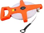 Tape Measure, 100M Fiberglass Measuring Tape Retractable Foldable Long Measure, Dual Sided Open Reel Measuring Tape for Runway and Engineer Survey