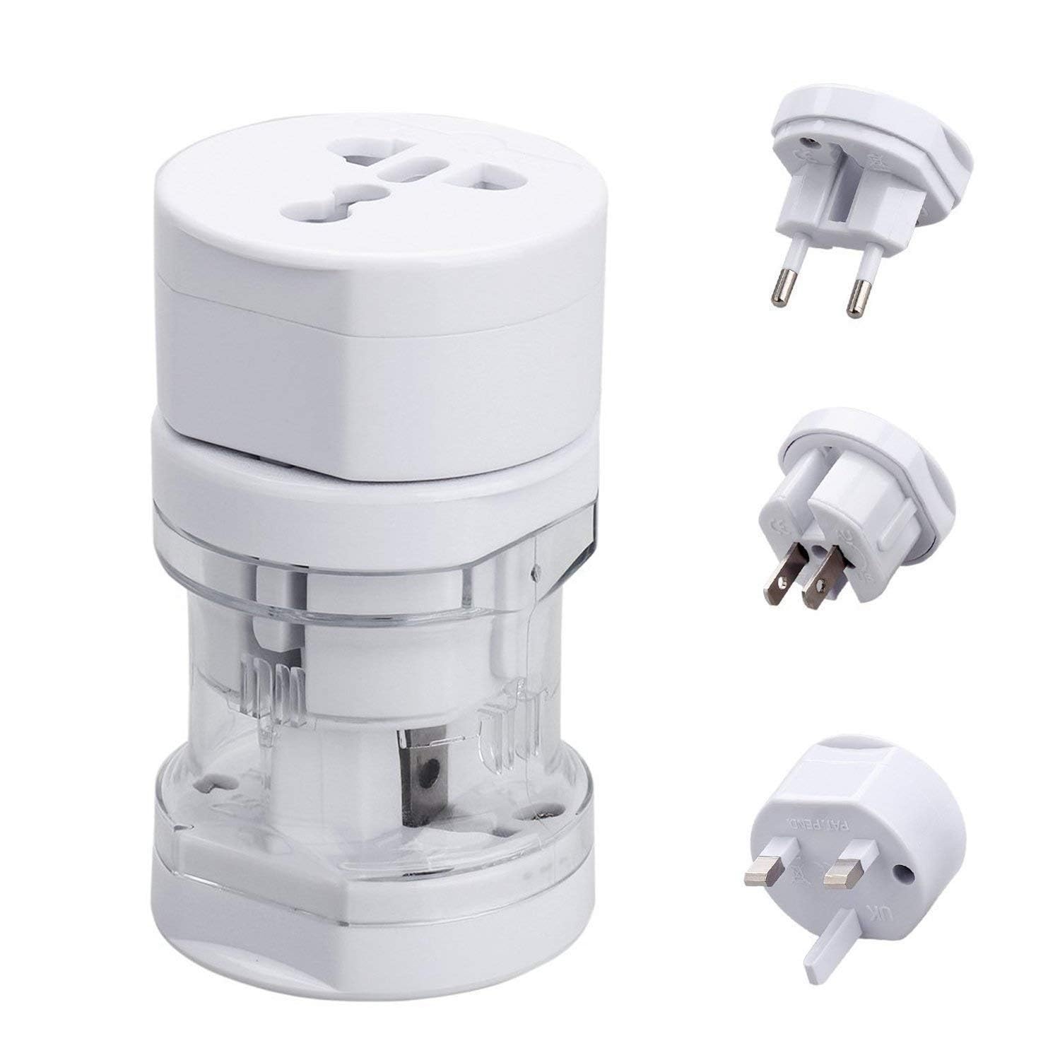 Universal Travel Adapter Plug – All-in-One Worldwide Power Converter with US, UK, EU, AUS Plugs | International Charger Adapter for 150+ Countries | Portable Multi-Nation Socket for Travel.-image-5