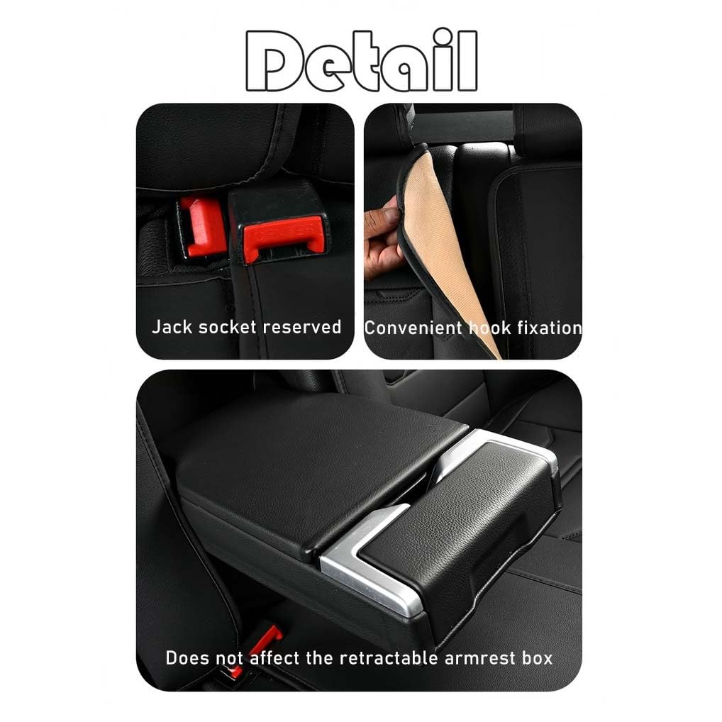 Couvre Coussin Housse Siege Voiture Longue Durée Cuir Auto PU Protection Changement Rapide pour VW Touareg, GLI, CC, Golf, Polo, Tiguan (Color : Black Orange-Full Set, Size : Luxury)