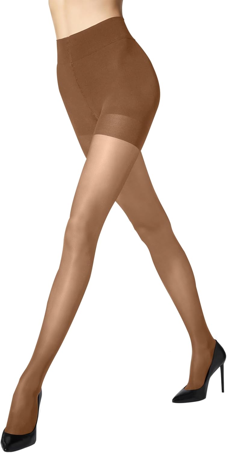 Wolford Miss W 30 Push-Up Tights for Women Knitted-In Shaping Pushup Effect  Strong Leg Support Sustainable Dye Shee