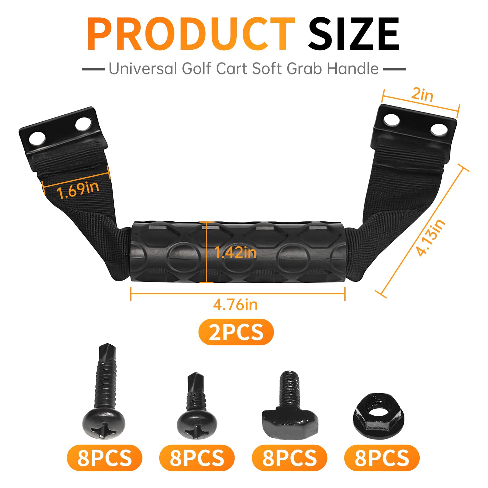 Amazon.com: CHolic 2 Pack Universal Golf Cart Soft Grab Handle