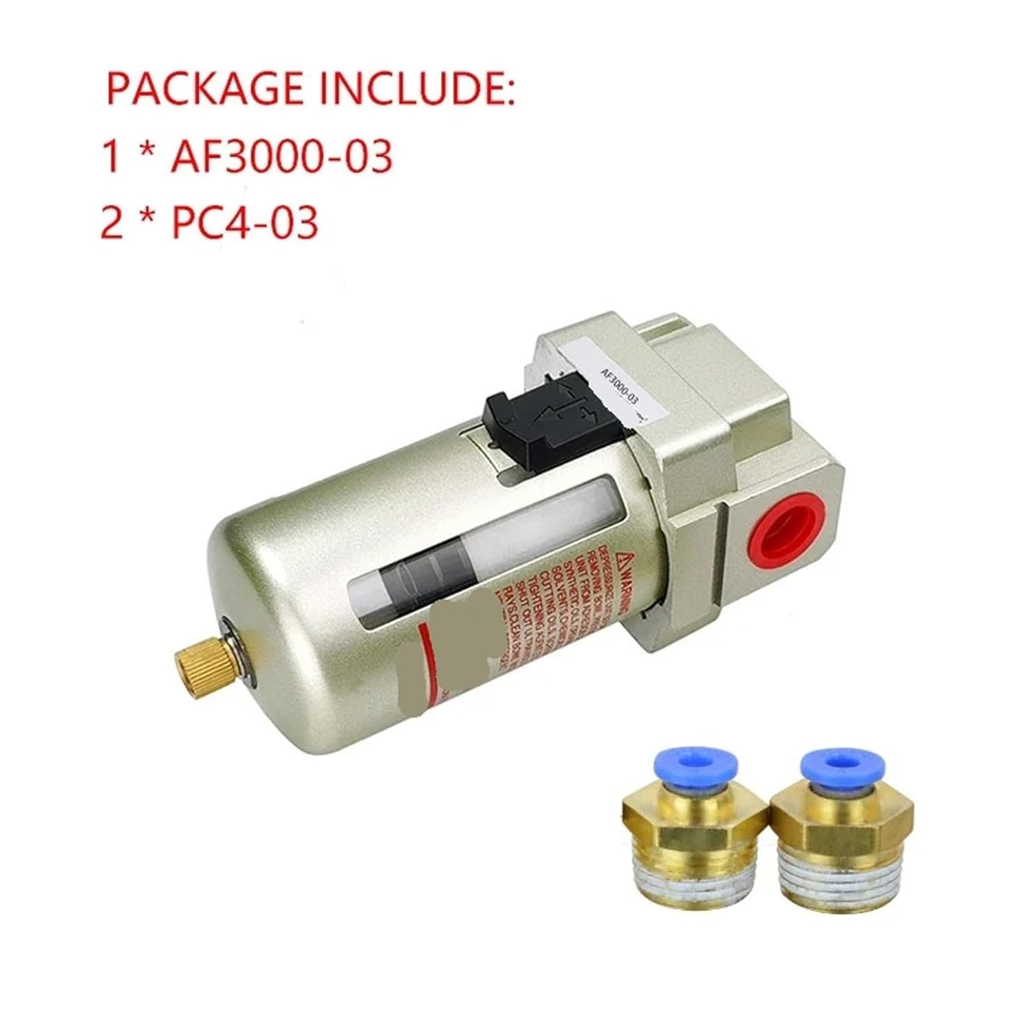 Af2000-02 Af3000-03 Af4000-04 Compressor Air Pump Filter Oil and Water Separator Air Source Processor
