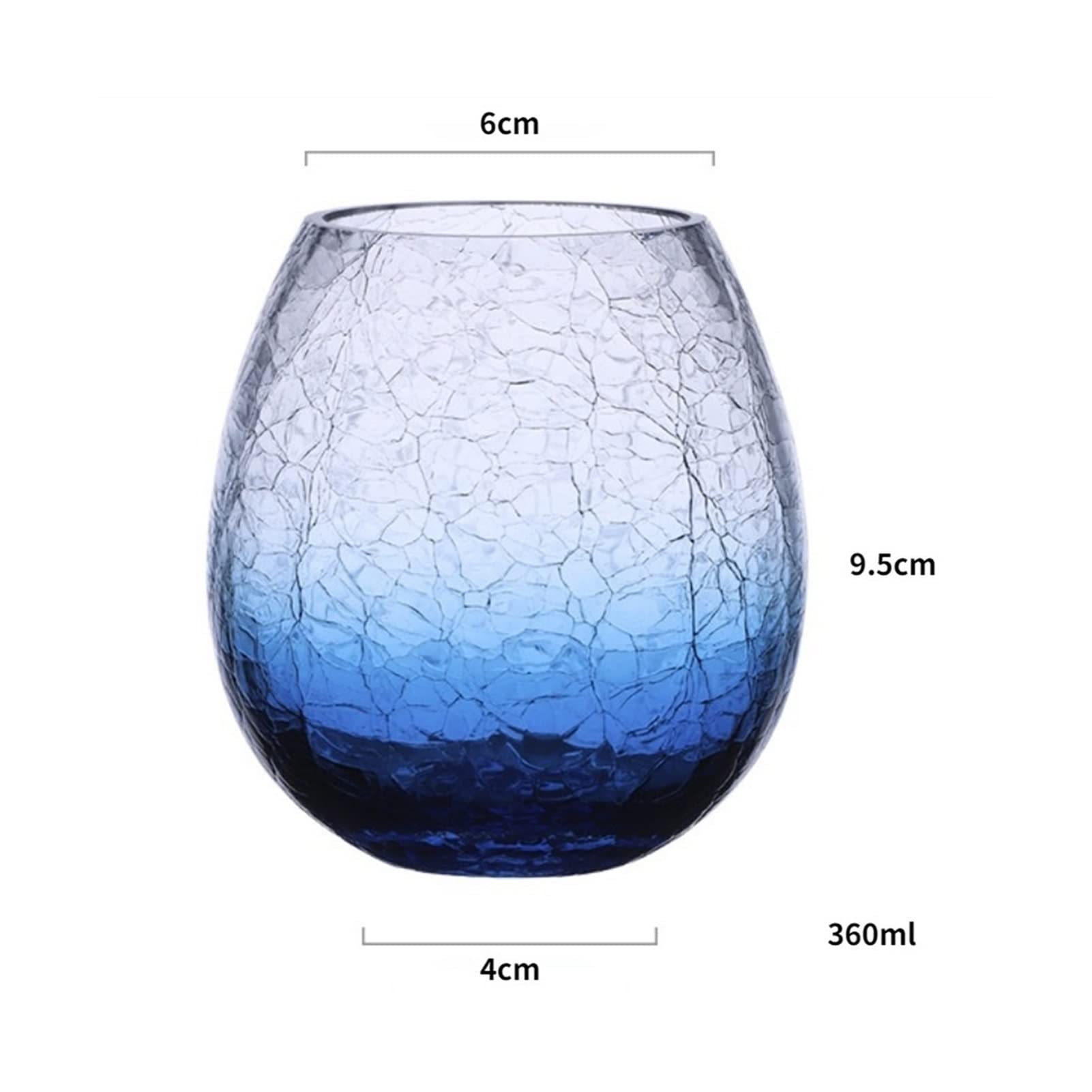 Amazon | ジュースグラス クリエイティブドリンクグラスアイスクラック