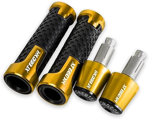 Miniatura 4 de Para Yamaha YZF XT660R XT 660X 660XR 2012 2013 2014 2015 22MM Manillar Agarres Manillar Barra Extremo Tapón Tapón Accesorios de Motocicleta (Color
