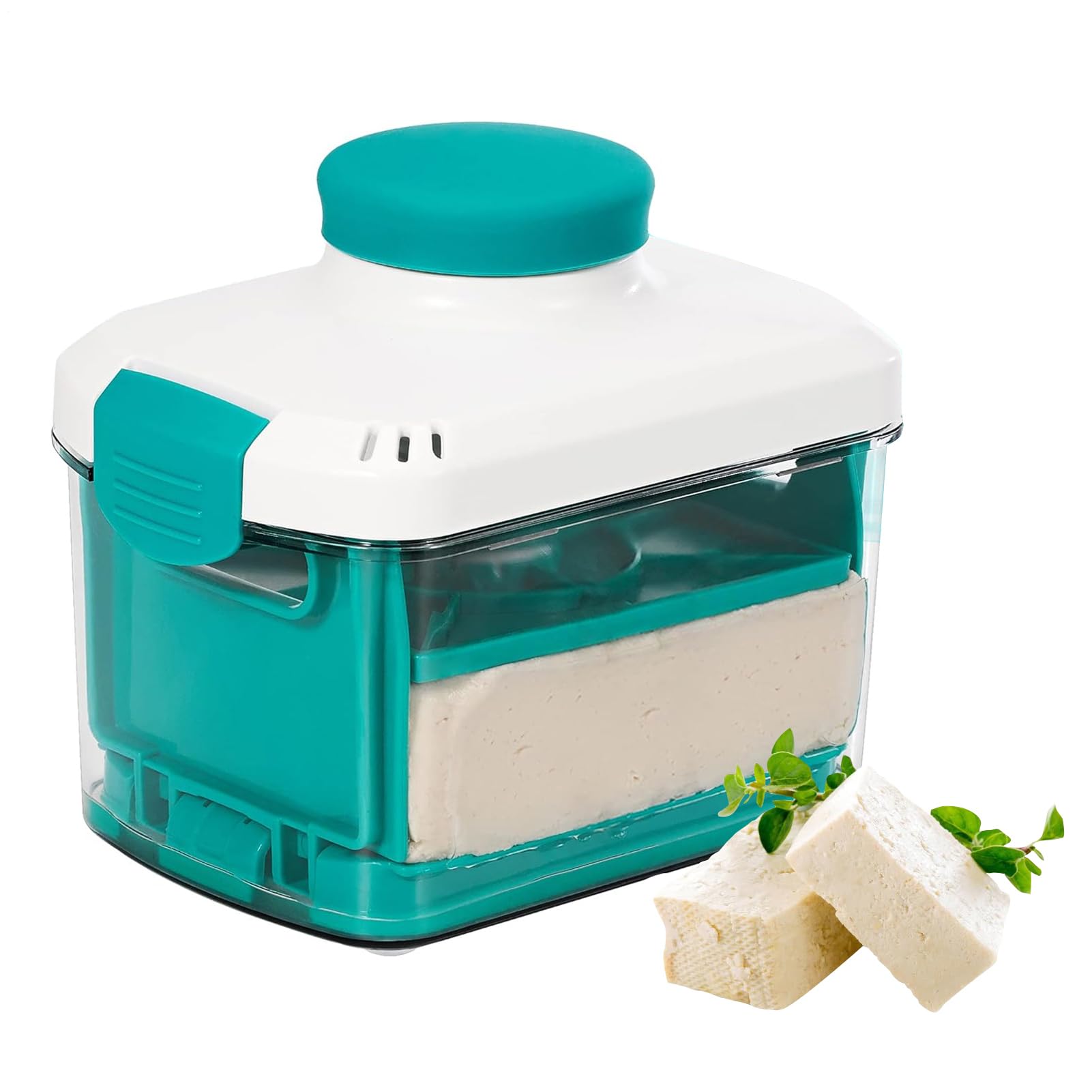 Vegan Bean Curd Presser, Bean Curd Press Drainer, Tofus Press Machine, Adjustable Tofus Presser for Firm or Extra Firm Tofus, Vegan Cooking Utensils