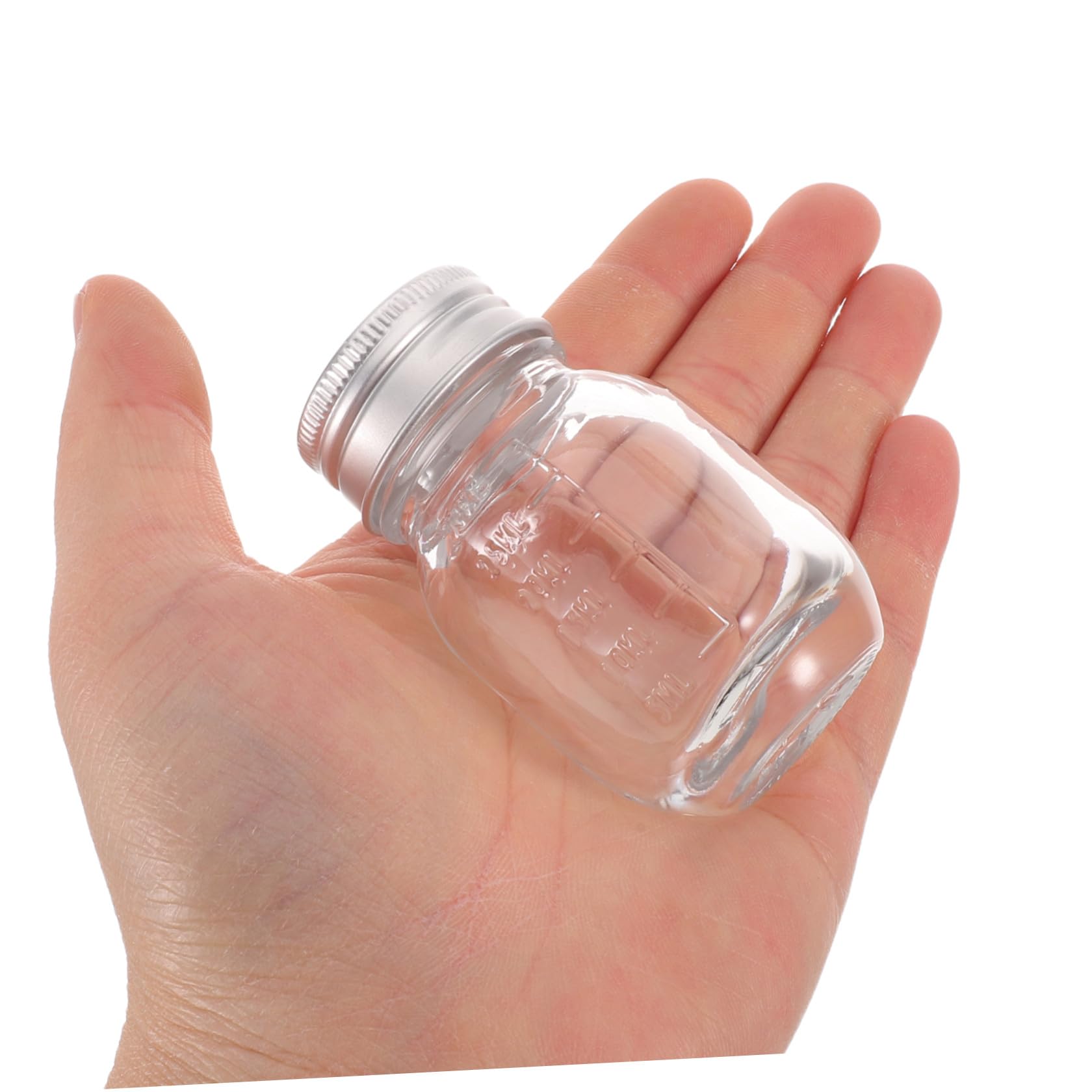 FRCOLOR Flacone Graduato in Vetro da 30 Ml con Tappo a Vite, 12 Pezzi