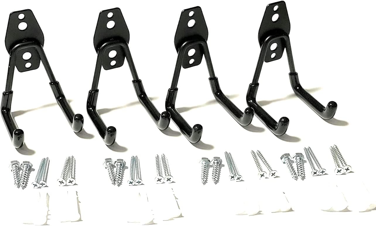 603 SA Garage Storage Hooks 4 Pack, Wall Hooks Heavy Duty