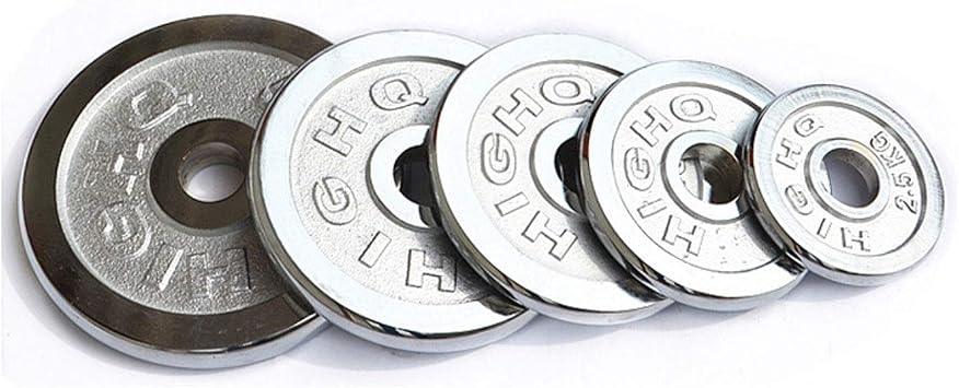 Barbell Plate, Cast Iron Barbell, Dumbbell Bench Press, Barbell Plate, Weightlifting - Body Construction, Training, Exercise, Fitness, 6.5 lbs 2.5 kg, 5 kg, 10 kg, 15 kg, 20 kg, 1 Slice