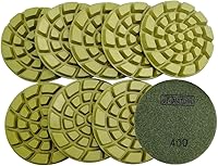 Vista 38 de DT-DIATOOL Almohadillas de Pulido de Piso de Diamante con Enlace de Resina para Piso de Terrazo Diámetro 4 Pulgadas Grano 200 Paquete de 6