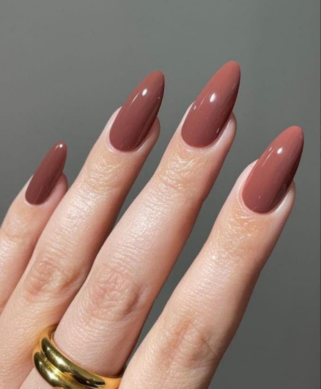 Artificial Nails: Glossy Brown Solid Plain Color/Shape Long Stiletto (Set of 12 with nail glue, nail file, cuticle pusher, cleaning wipe)-image-13