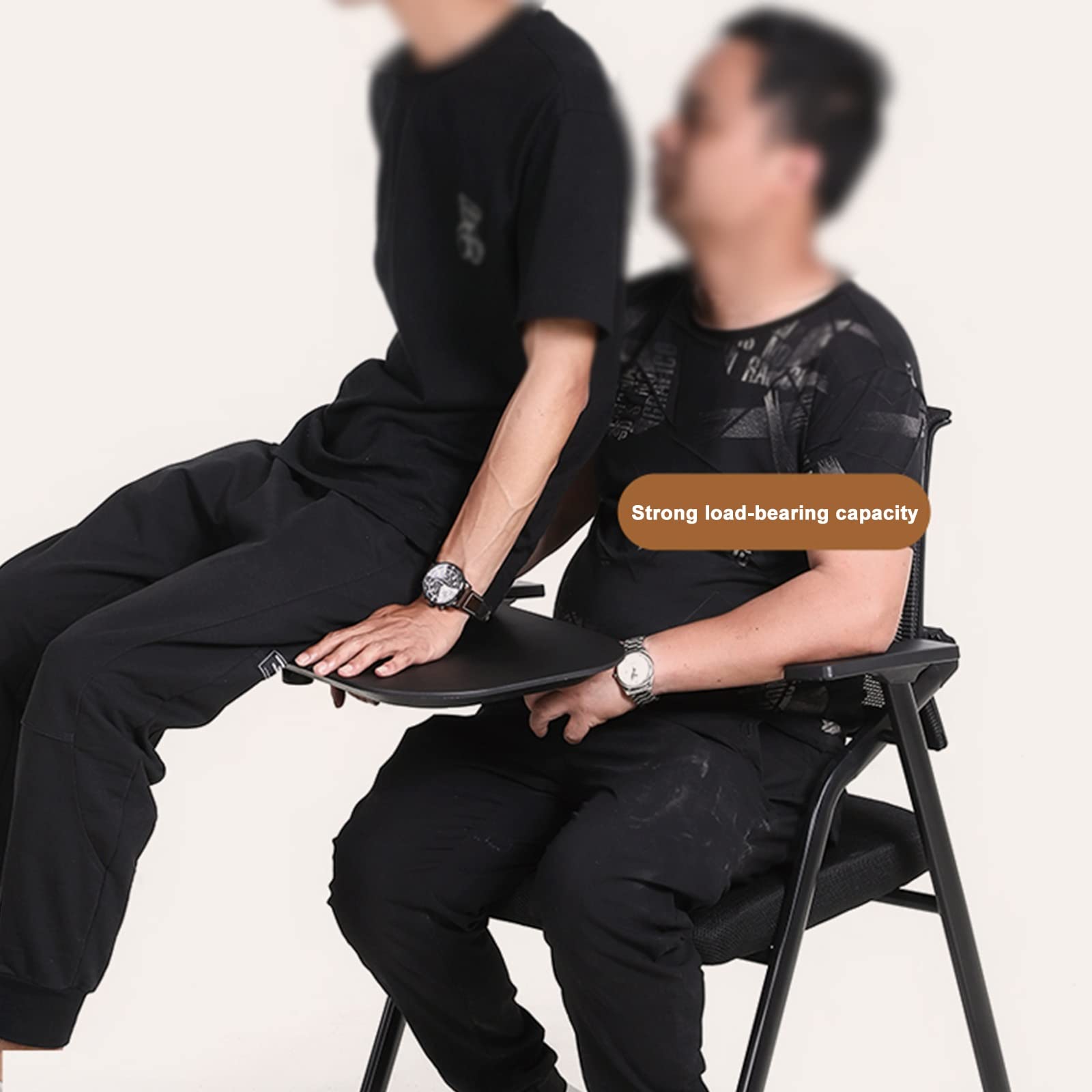 Chaise De Formation D'entreprise Avec Tableau De Table Chaise De Conférence Chaise Pliable Avec Tableau D'écriture Chaise De Bureau Peut Supporter 150 Kg (Color : Green, S : 49x57x86cm)