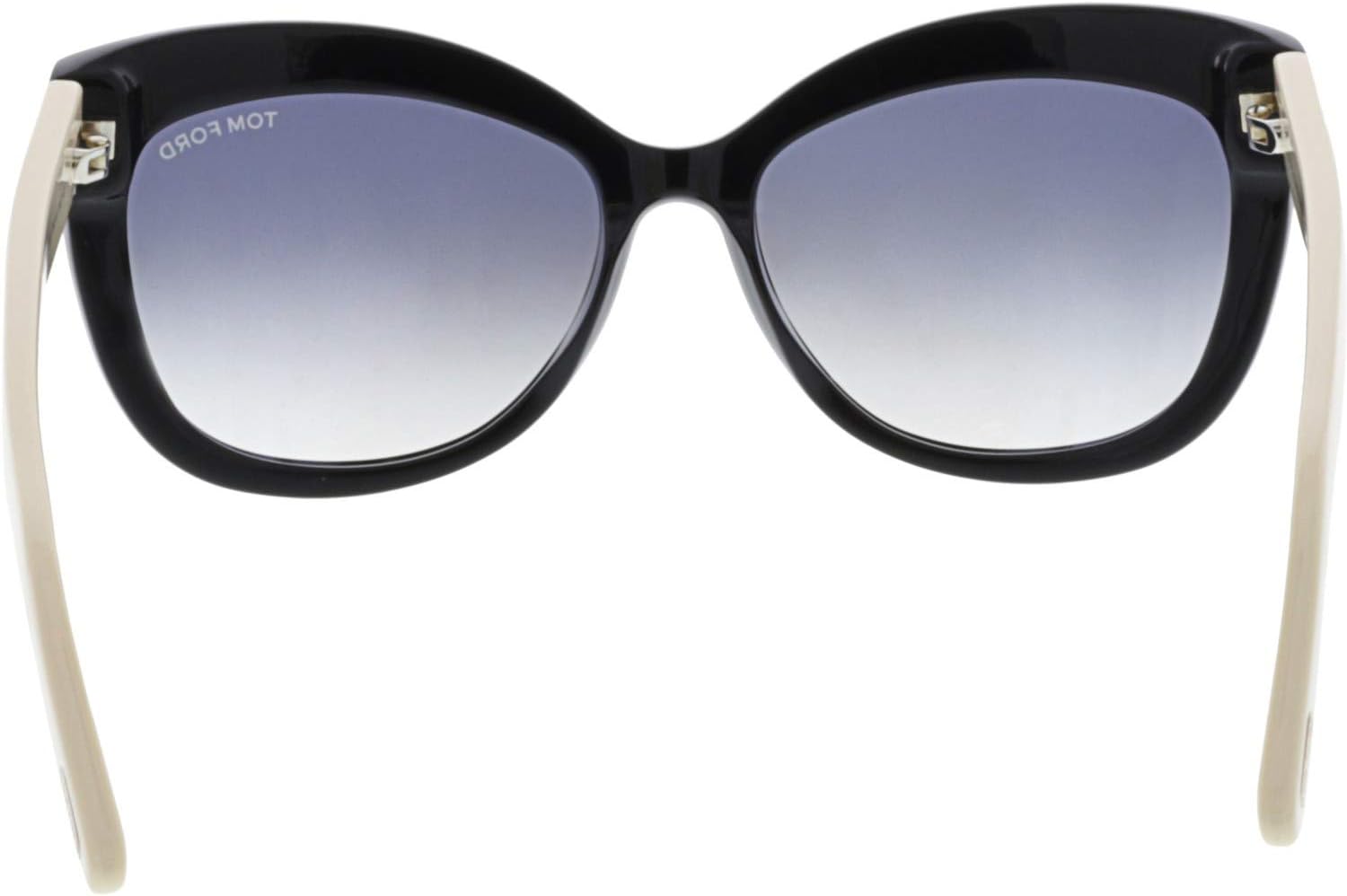 Sunglasses Tom Ford FT 0524 Alistair 05B black/other / gradient smoke, Black and Ivory, 56-16-140