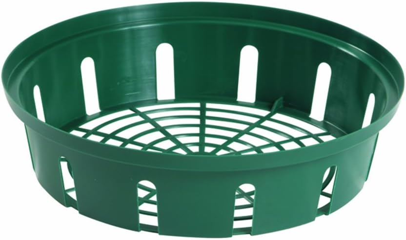 Bosmere N430 Garden Care Round Bulb Baskets, Small (26 cm), Pack of 3, Green