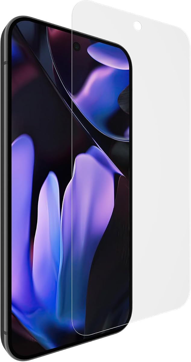 Protector de pantalla Case-Mate Google Pixel 9 Pro XL Ultra con bandeja de instalación | Vidrio templado 9H transparente, duradero y antirrayas con protección contra roturas 5x: alta claridad, compatible con estuches y fácil aplicación
