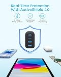 Anker Zolo USB C Charger Block, 2-Pack 4-Port Wall Adapter with 50W Max Output, 2 USB-C and 2 USB-A, Compact and Stable Design, for iPhone 17/16 Series, MacBook, iPad, Pixel, Galaxy, and More (Black)